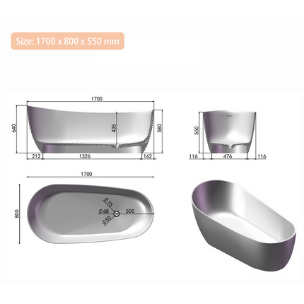 Modern Bathtub